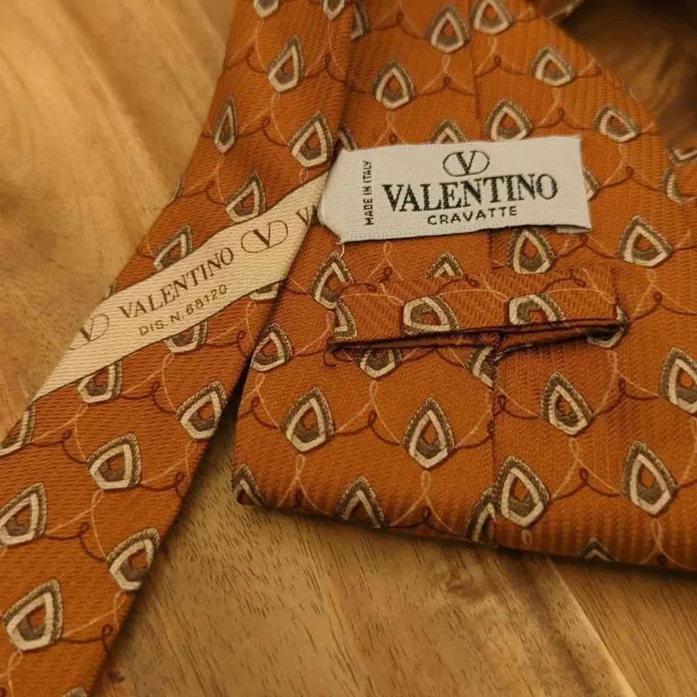 Valentino cravatte tan